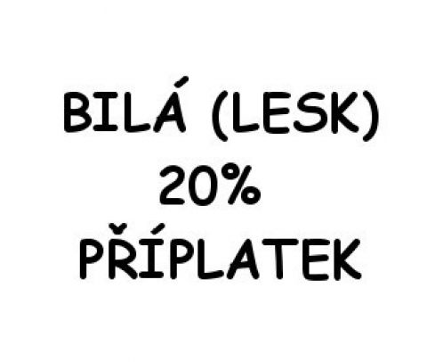 bílá lesk