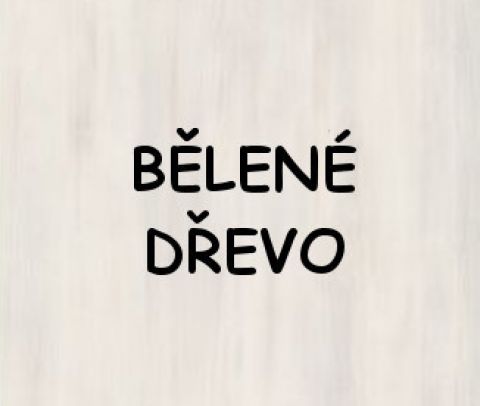 bělené dřevo